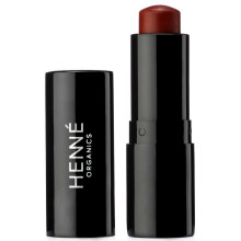Tinte labial de lujo Henn? Organics - Color natural hidratante y transl  cido - Intrigue (Rojo ladrillo)