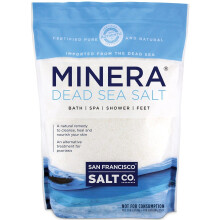 Sale Marino del Mar Morto Minera Fino per Bagno e Immersione - 2 lbs, Scioglimento Veloce, 100% Puro e Naturale