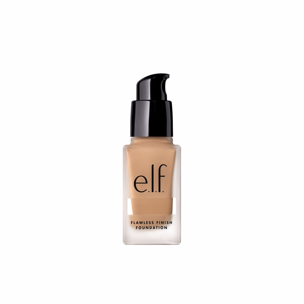 e.l.f. Flawless Finish Foundation, Semi-Matte, Long-Lasting Liquid Makeup, SPF 15, Sand, 0.68 Fl Oz