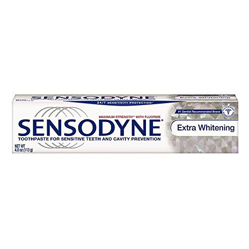 Sensodyne Sensodyne Toothpaste for Sensitive Teeth & Cavity Protection, Extra Whitening 4 oz