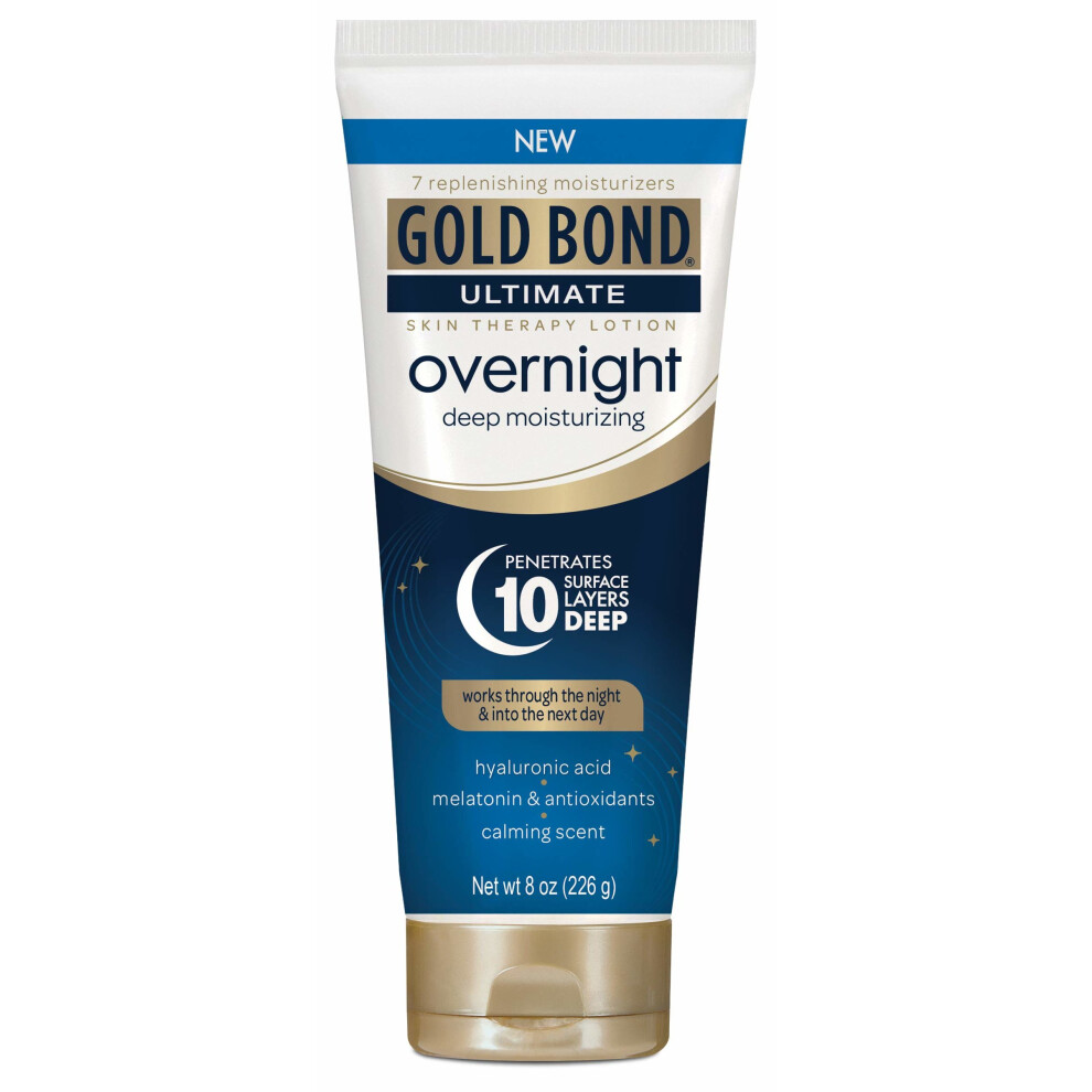 Gold Bond Ultimate Overnight Deep Moisturizing Lotion, 8 Ounce Tube