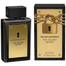 Antonio Banderas The Golden Secret Eau De Toilette Spray for Men, 3.4 Ounce
