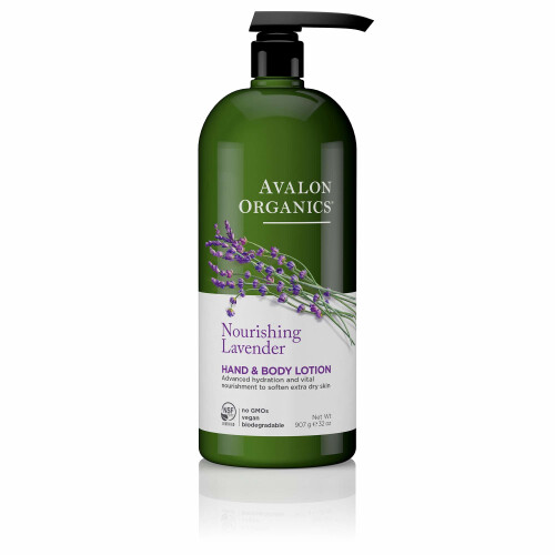 Avalon Organics Avalon Organics Crema Mani e Corpo, Lavanda Nutriente, 32 Oz