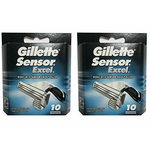 Gillette Gíllette Sensor Excel Scheermes navulpatronen 20 stuks