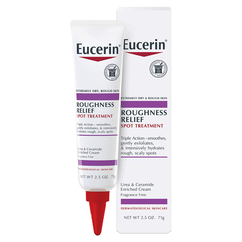 Eucerin Roughness Relief Spot Treatment - Targeted Treatment for Extremely Dry, Rough Skin - 2.5 oz. Tube