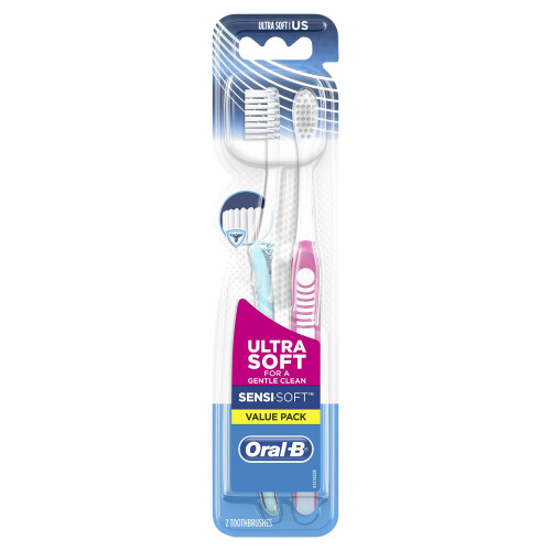 Oral-B Oral-B SensiSoft Zahnb?rsten Ultra Soft, 2 St?ck