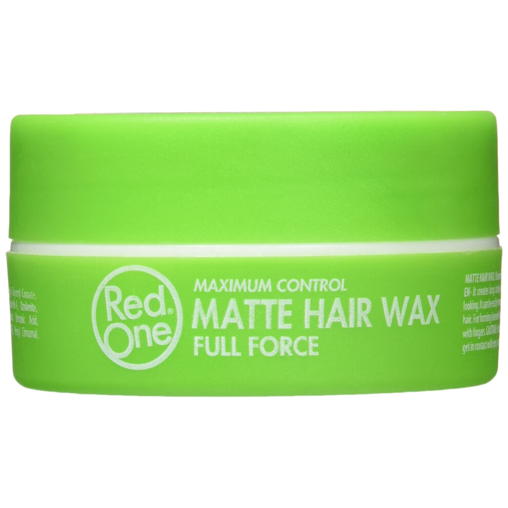 RedOne Matte Hair Wax, Green