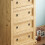 Home Discount Corona 4 Drawer Chest Bedroom Storage Rustic Pine 4
