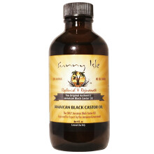Sunny Isle Jamaican Black Castor Oil, 4 Ounce - Original Authentic, Government-Approved Export, Supports Jamaican Farmers