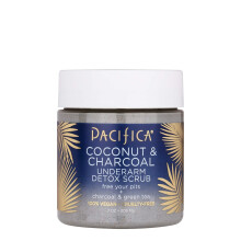 Pacifica, Noix de Coco & Charbon, Gommage Détoxifiant pour les Aisselles, 7 fl oz (205 ml)