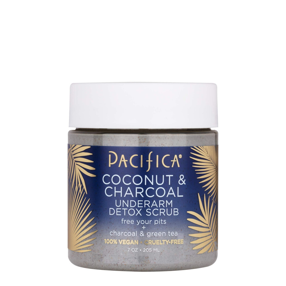 Pacifica Coconut and Charcoal Underarm Detox Scrub, 7 Ounce