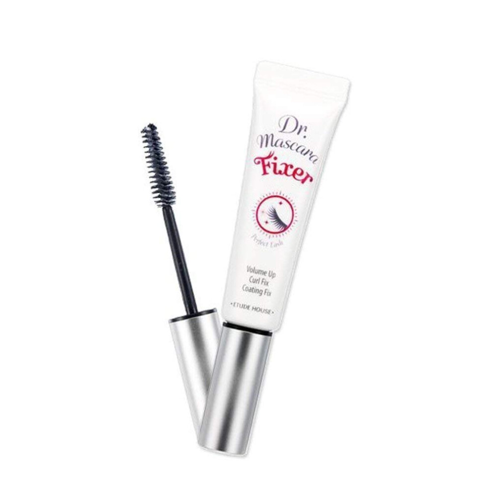 Etude House Dr. Mascara Fixer For Perfect Lash 6Ml #1 - Transparent Fixing Gel Mascara For Perfect Curl, Volume, Waterproof Fix