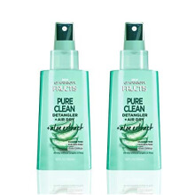 Garnier Fructis Pure Clean Detangler + Air Dry  Aloe Vera  5 Fl Oz