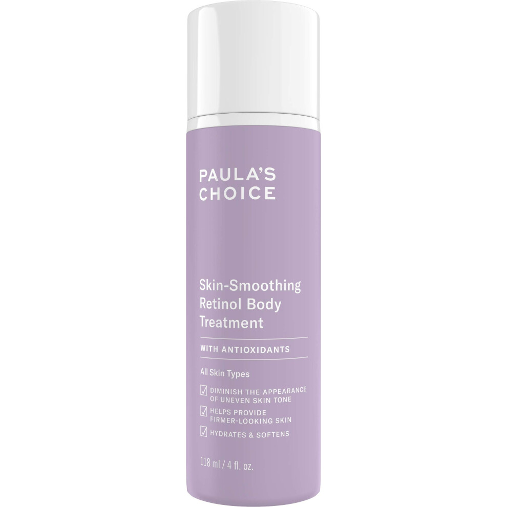 Paula's Choice Retinol Skin-Smoothing Body Treatment, Shea Butter, Vitamin C & E Lotion, Anti-Aging Moisturizer, 4 Ounce