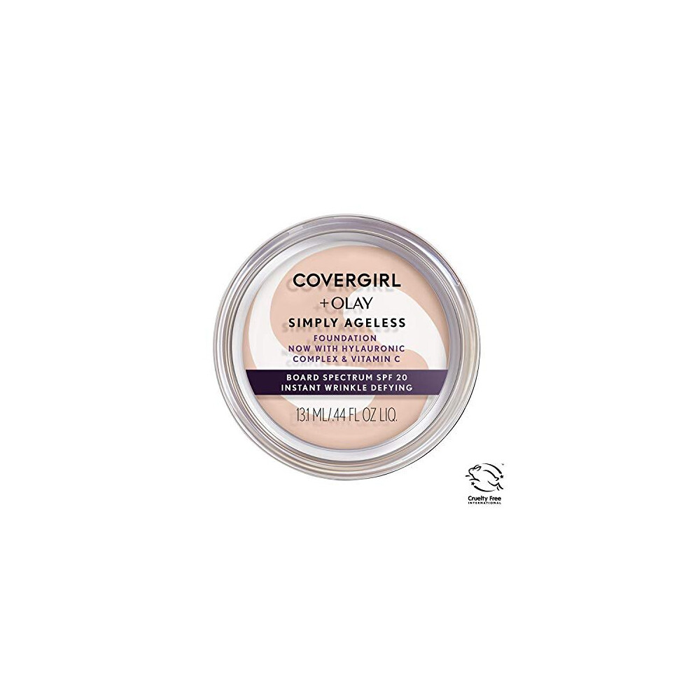 Covergirl & Olay Simply Ageless Instant Wrinkle-Defying Foundation, Creamy Natural