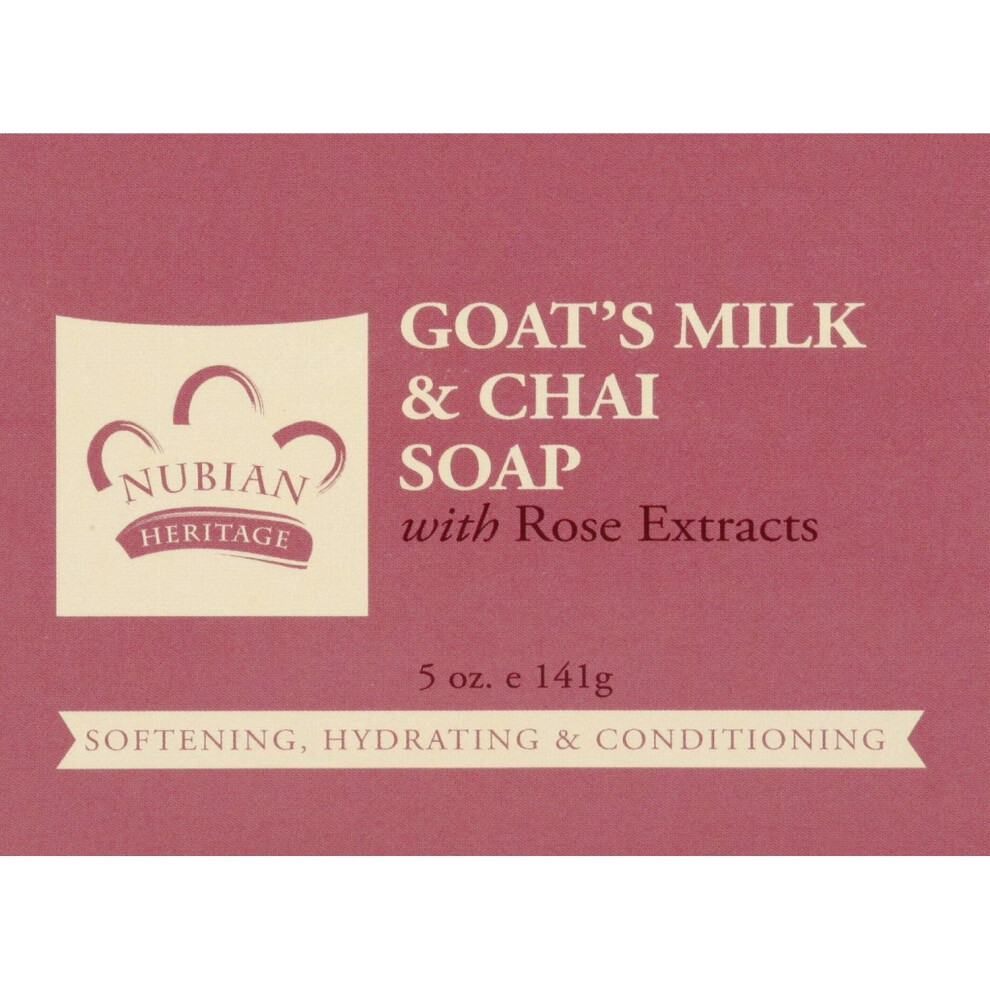 Nubian Heritage/Sundial Creations Nubian Goat's Milk & Chai Soap 5Oz