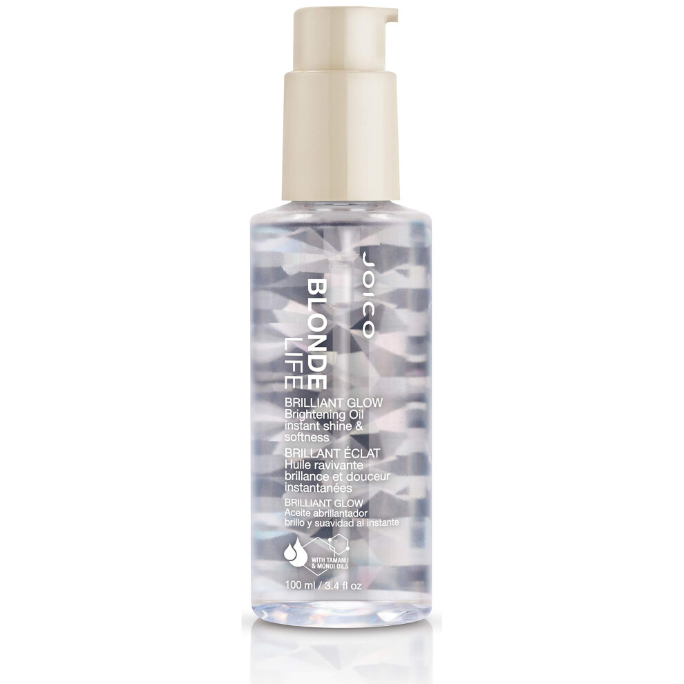 Joico Blonde Life Brilliant Glow Brightening Oil, 3.4-Ounce