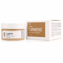 ANAIRUI Turmeric Bentonite Clay Facial Mask with Vitamin C E for Brightening Skin, Ances Control and Repair, Anti-aging 3.52 Oz