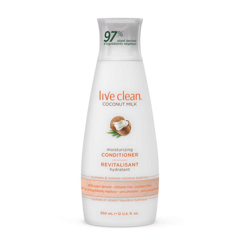 Live Clean Coconut Milk Moisturizing Conditioner, 12 oz.