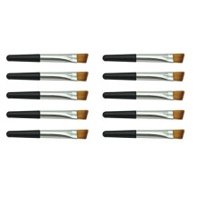 VOSAIDI Lot de 10 pinceaux     sourcils portables de qualit    sup   rieure, biseaut   s et mini-brosses