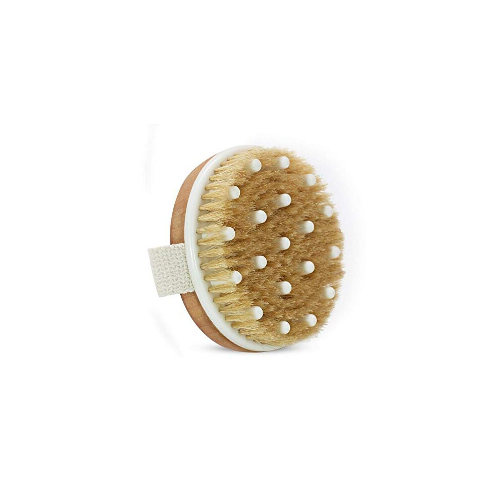Dry Brushing Body Brushes- Round Exfoliating Brush for Cellulite and Lymphatic Drainage Massager, and Body Exfoliating,Improve Your Circulation