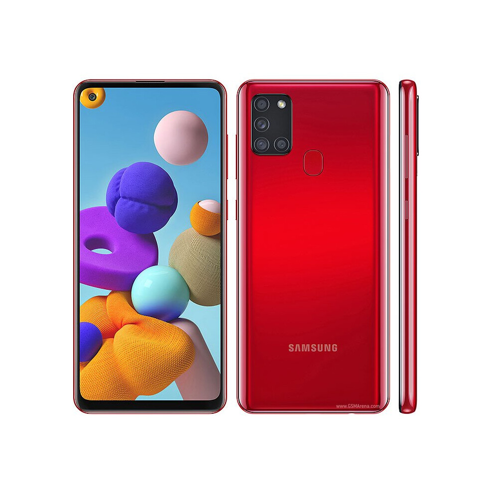 Refurbished Samsung (Red) Galaxy A21s Dual Sim | 32Gb | 3Gb Ram Red