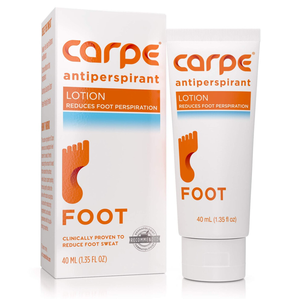 40ml Antiperspirant Foot Lotion - Reduce Sweating - Carpe