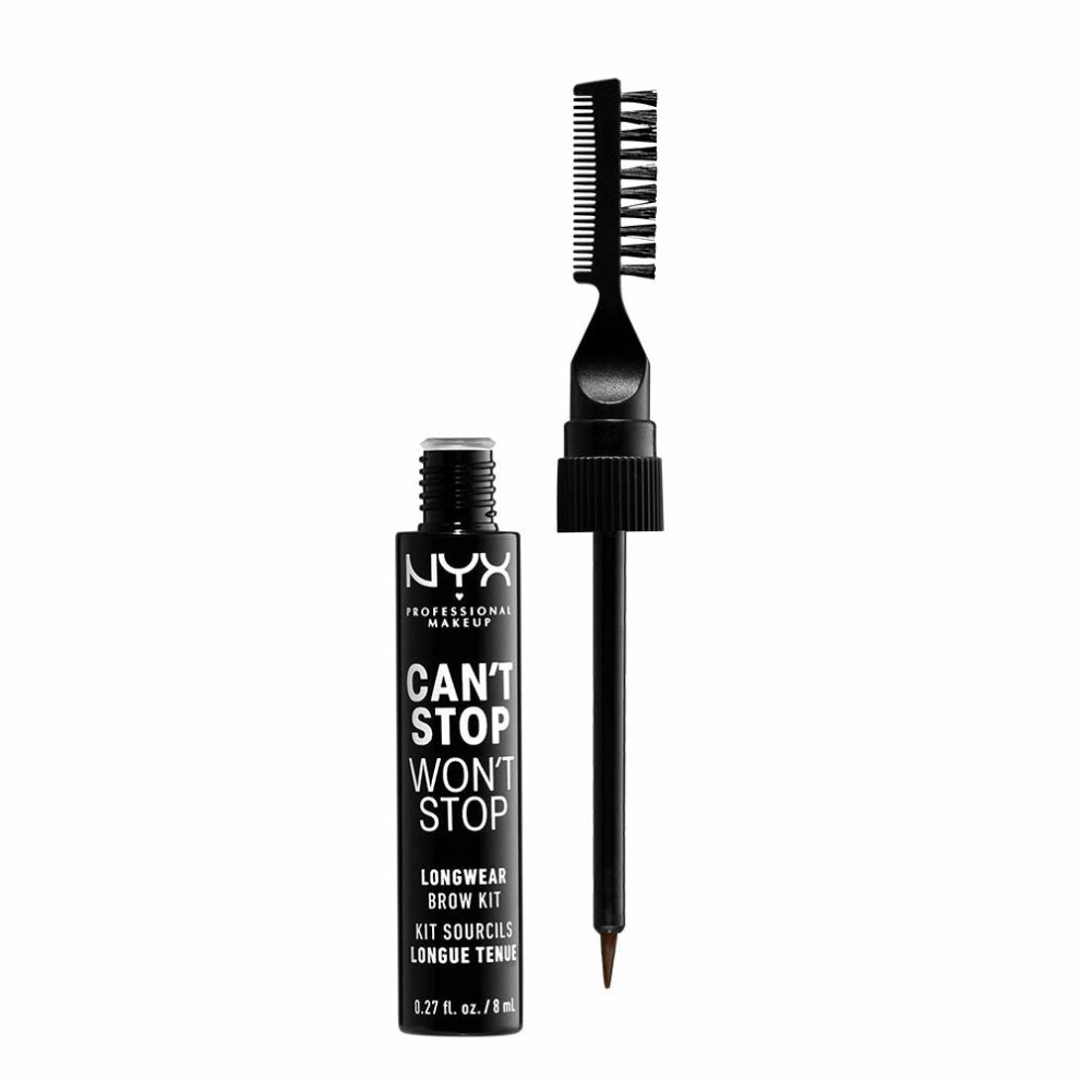 NYX PROFESSIONAL MAKEUP Can't Stop Won't Stop Longwear Brow Kit - Espresso
