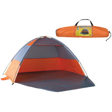 Nalu UV-Protected Orange Beach Shelter Tent & Carry Bag
