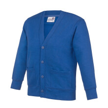 (11-12 Years, Royal Blue) AWDis Academy Childrens/Kids Button Up School Cardigan