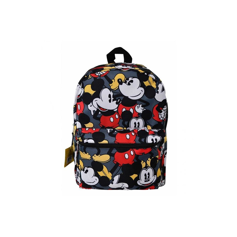 Mickey Mouse 804549 Mickey Mouse All Over Print Backpack - 16 in.