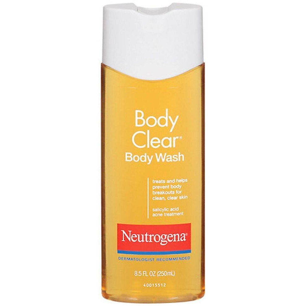 Neutrogena body clear body wash, salicylic acid acne treatment, 8.5 oz