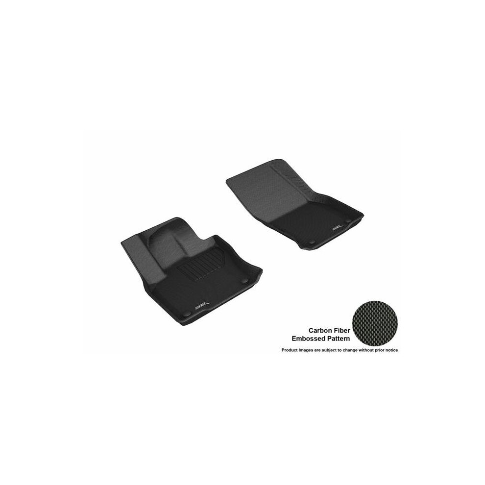 3D Maxpider L1vw08711509 Kagu R1 Floor Mat For 2018 Volkswagen Tiguan, Black 190204031754