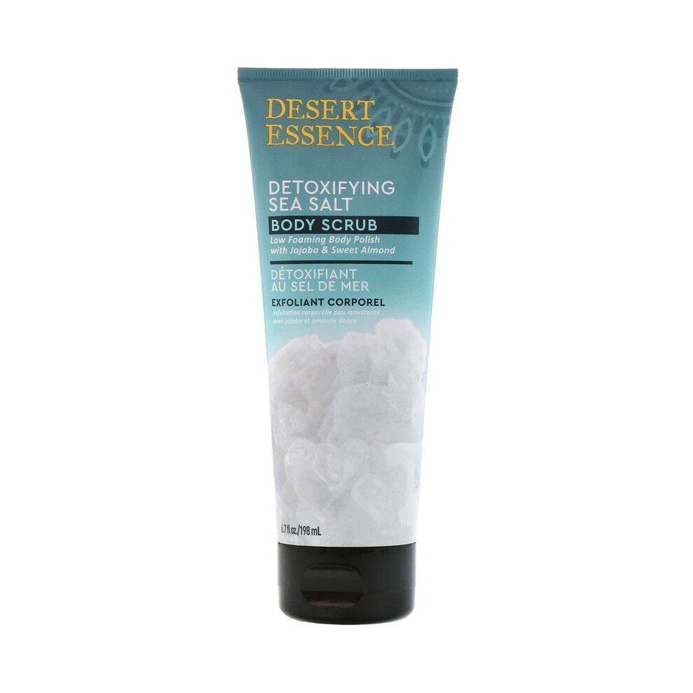 Desert Essence , Detoxifying Sea Salt Body Scrub, 6.7 Fl Oz (198 Ml)