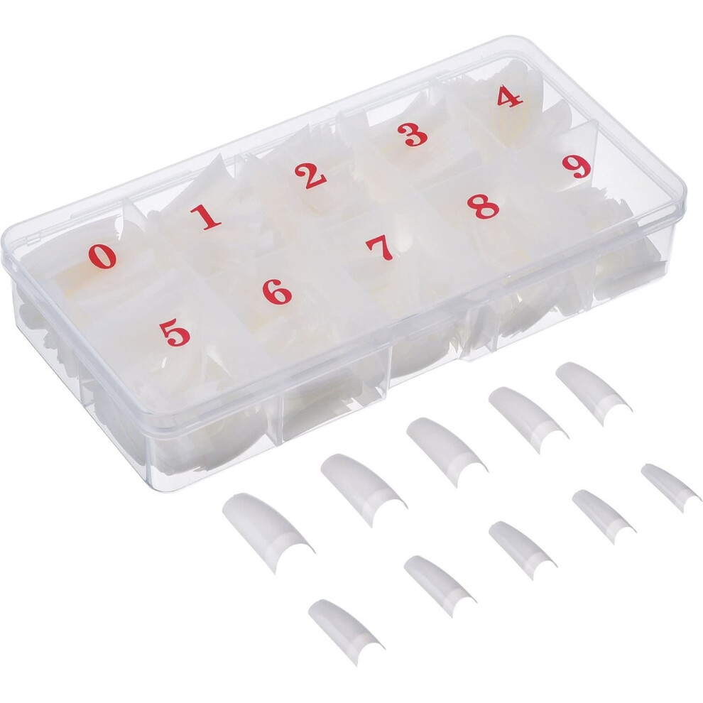 White (White) 500Pcs Professional French False Nails For Acrylic Nail Art Diy Tips