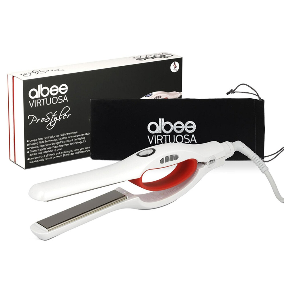 Albee Virtuosa Prostyler Digital Ergonomic Hair Straightener Titanium