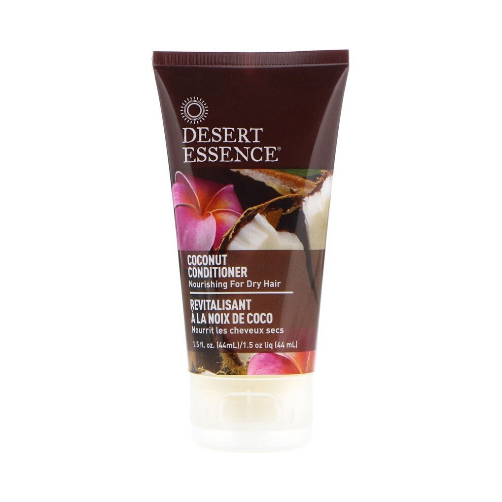 Desert Essence , Travel Size, Coconut Conditioner, 1.5 Fl Oz (44 Ml)