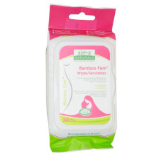 Aleva Naturals, Lingettes Femmes en Bambou, 30 Lingettes