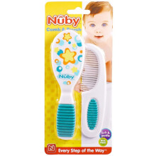 Nuby Bürsten- und Kammset, Farben können variieren