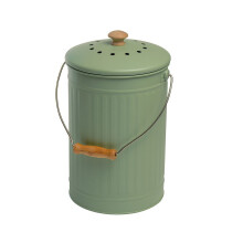 Eddingtons 7 Litre Compost Pail, Sage