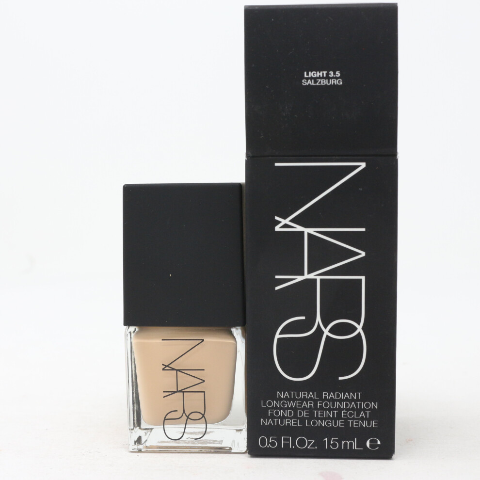 (Light 3.5 Salzburg) Nars Natural Radiant Longwear Foundation  0.5oz/15ml New With Box