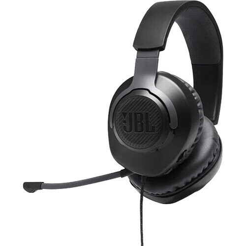 JBL JBL Quantum 100 Wired Over-Ear Gaming Headset (Black) 1