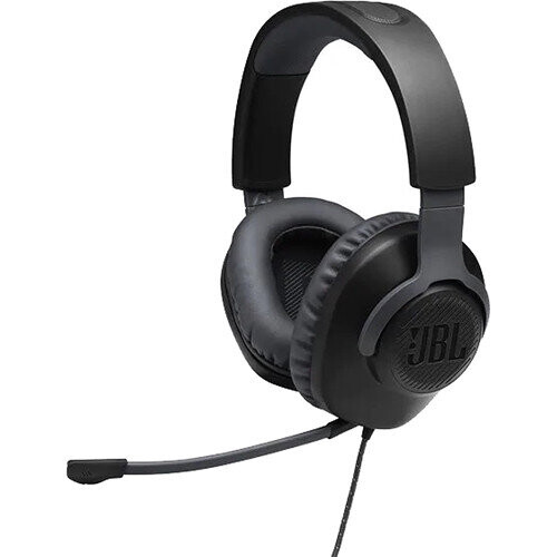 JBL JBL Quantum 100 Wired Over-Ear Gaming Headset (Black) 2