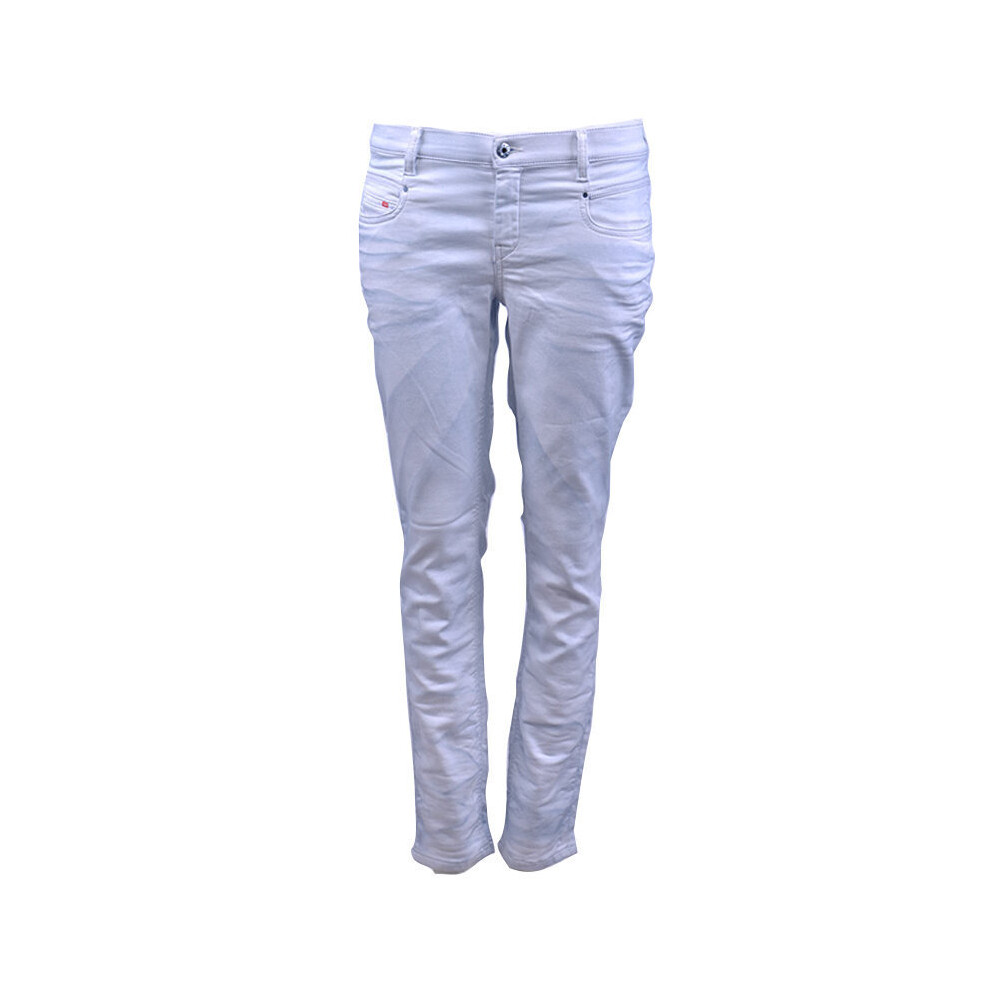 Diesel (W27 L28) Belthy Ne 003W2 Womens Jogg Jeans Sweat Jeans Denim Trouser Made In Italy White