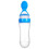 (Blue) Squeeze Feeding Safe Baby Silicone Feeder Rice Cereal Bottle 1