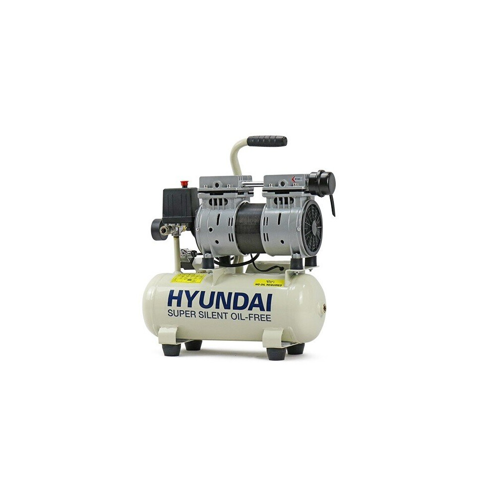 Hyundai HY5508 4CFM, 550w, 0.75HP, 8 Litre Oil Free Direct Drive Silenced Air Compressor