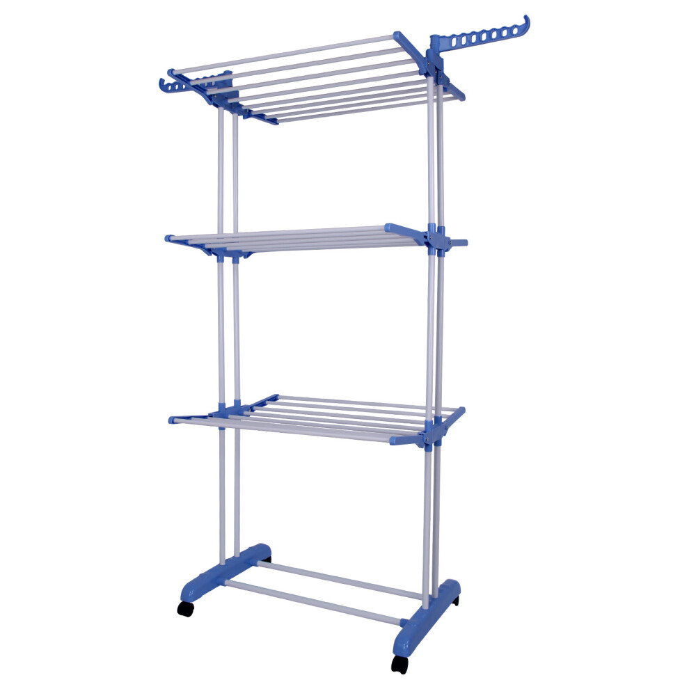 Foldable 3 Tier Extra Large Indoor Outdoor Clothes Airer Laundry Drye