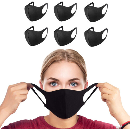 Black Reusable & Washable Face Mask | Reusable Face Covering 1