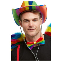 Adult rainbow bow tie