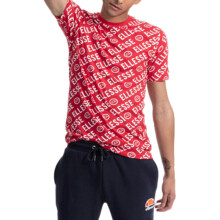 (XS) ELLESSE RODI SHA06435 Mens T-Shirt Crew Neck Short Sleeve Casual Summer Red Tee